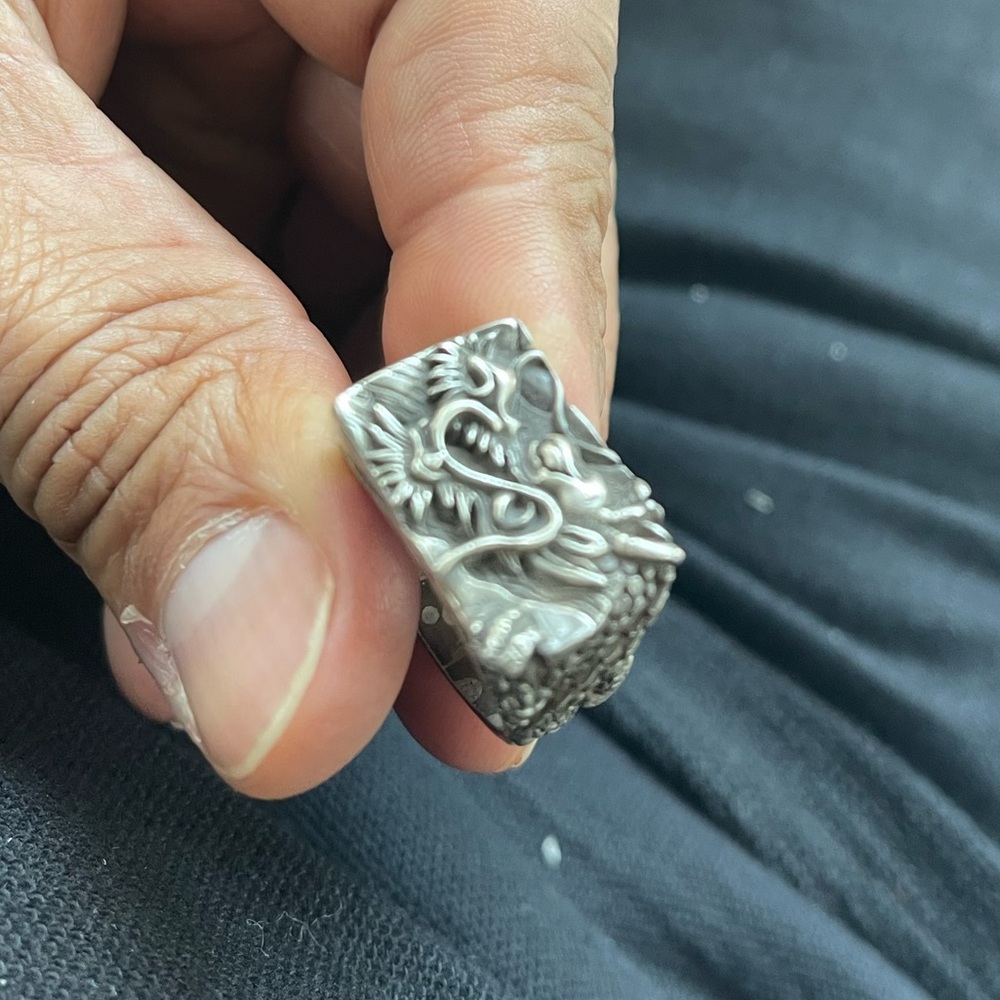 Solid Starling Silver Ring - image 8